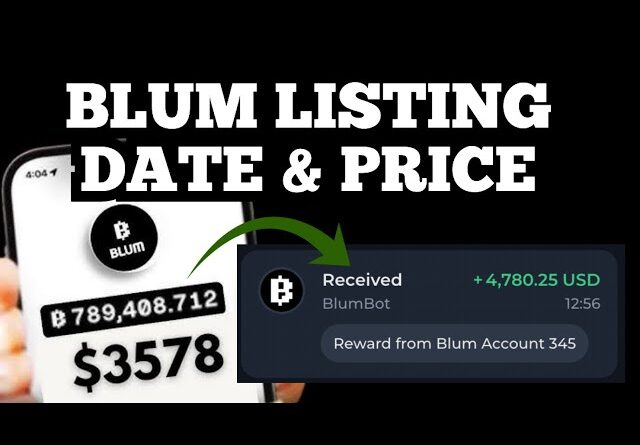 blum listing date, Blum price